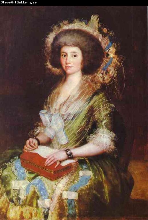 Francisco Jose de Goya Portrait of Senora Bermusezne Kepmasa.